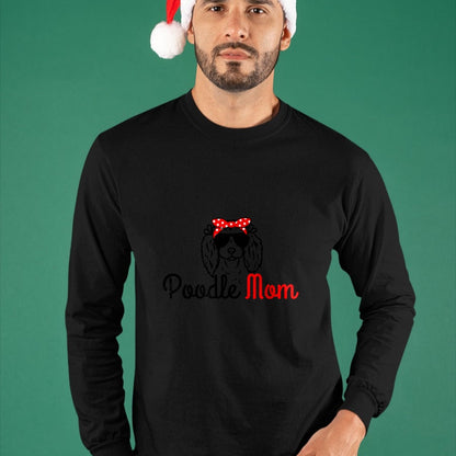 Dog Love Shirt, Dog Lover Gift T-Shirt/Hoodie/Sweatshirt HLT00 - Poodle Mom Vintage Funny Cute Dog Poodle Mom T-Shirt