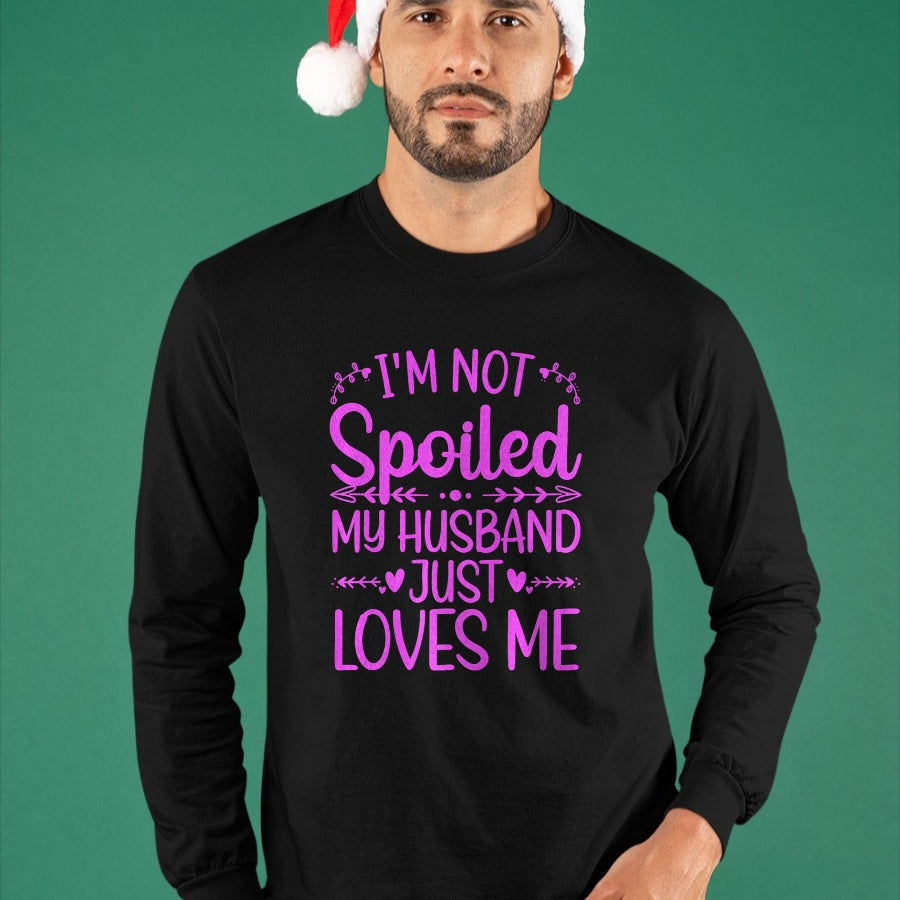 Best Wife Shirt, Wife and Husband Unisex T-Shirt/Hoodie/Sweatshirt HLT00 - Gift for wife T shirt, spoiled wife   Funny Spoiled Wife Art For Women Girls Husband Spoiled Wife Pr (8)