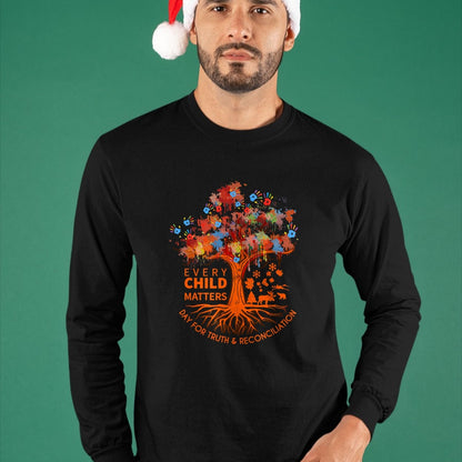 Native American T-Shirts, Vintage Native American Unisex T-Shirt/Hoodie/Sweatshirt HLT00 - Orange Unity Day Native American Every Child