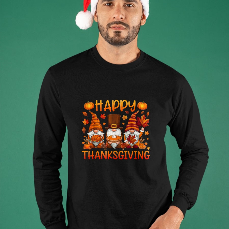 Best Thanksgiving Family Shirt , Funny Thanksgiving UnisexT-Shirt/Hoodie/Sweatshirt HLT00 - Happy Thanksgiving Gnomes for Turkey Day Family Dinner T-Shirt