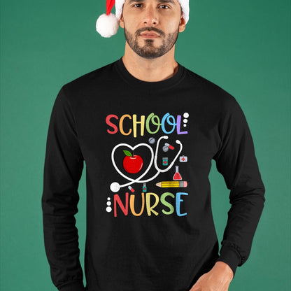 Funny Nurse Shirt, Nurse Unisex T-Shirt/Hoodie/Sweatshirt HLT00 - School Nurse Appreciation Nursing Nurse Day & Nurse Week T-Shirt (1)