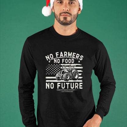 Best Farmer Life Shirt, Funny Farmer UnisexT-Shirt/Hoodie/Sweatshirt HLT00 - Farming Tractors USA Flag No Farmers No Food Farm Patriotic T-Shirt