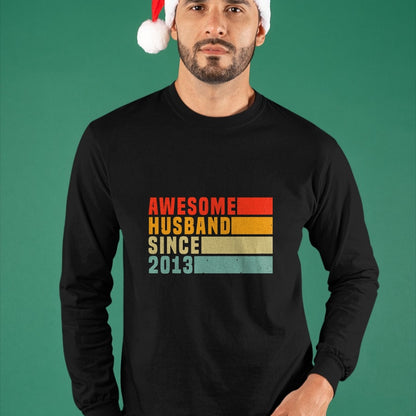 Best Wife Shirt, Wife and Husband Unisex T-Shirt/Hoodie/Sweatshirt HLT00 - 10th Wedding Anniversary For Him - Awesome Husband 2013 T-Shirt