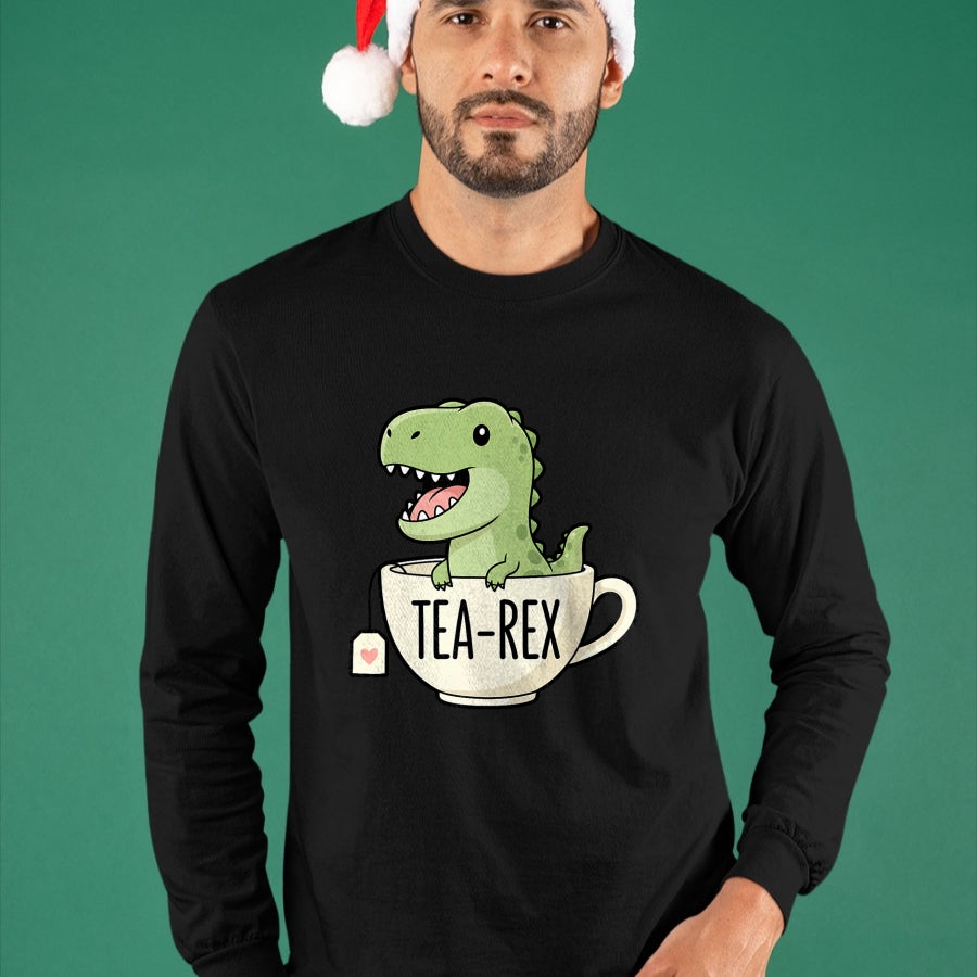 Best Dinosaur Lover Shirt, Funny Dinosaur UnisexT-Shirt/Hoodie/Sweatshirt HLT00 - Tea Rex Dinosaur Funny Cartoon T-Shirt