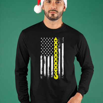 Best Truck Driver Life Shirt, Funny Trucker UnisexT-Shirt/Hoodie/Sweatshirt HLT00 - Tow Truck Driver Thin Yellow line USA Flag Gift Towing Dad T-Shirt