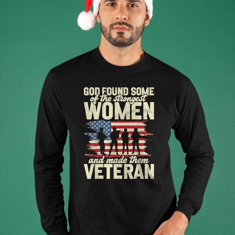 Proud Veteran Shirt, Funny Veteran UnisexT-Shirt/Hoodie/Sweatshirt HLT00 - Female Veteran Veteran_s Day Women Veteran Soldier Patriotic T-Shirt