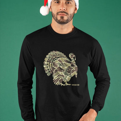 Funny Hunting Shirt, Gift For Hunting Lover Unisex T-Shirt/Hoodie/Sweatshirt HLT00 - Wild Turkey Camouflage Camo Turkey Hunting Camo Hunter T-Shirt