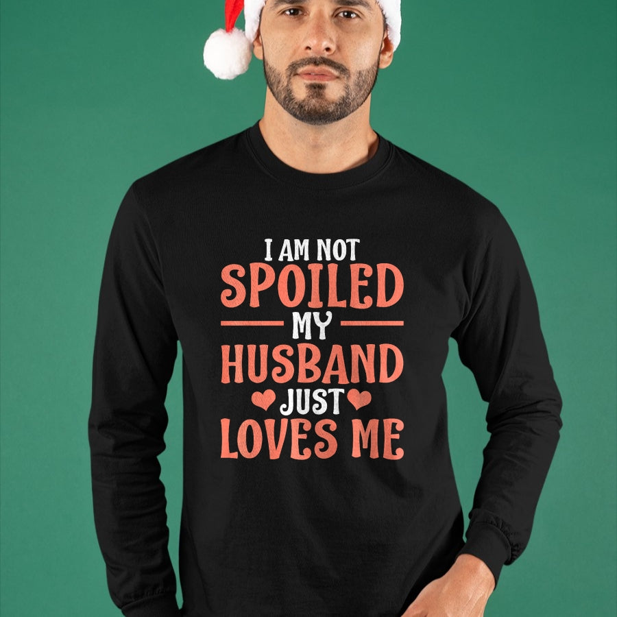 Best Wife Shirt, Wife and Husband Unisex T-Shirt/Hoodie/Sweatshirt HLT00 - Gift for wife T shirt, spoiled wife   Spoiled Wife Art For Women Girl Matching Couple Spoiled Wife P