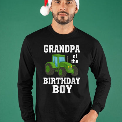 Best Farmer Life Shirt, Funny Farmer UnisexT-Shirt/Hoodie/Sweatshirt HLT00 - Funny Grandpa of The Birthday Boy Tractor Farm Family T-Shirt