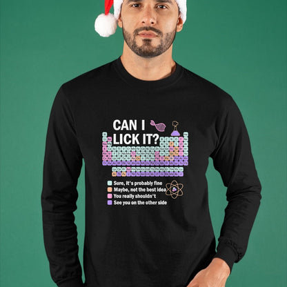 Best Teacher Shirt, Funny Teacher UnisexT-Shirt/Hoodie/Sweatshirt HLT00 - Can I Lick It Periodic Table Kids Science Gifts Teacher T-Shirt
