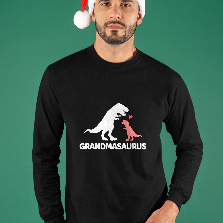 Best Grandma Shirt, Proud Grandma Unisex T-Shirt/Hoodie/Sweatshirt HLT00 - Grandmasaurus grandma dinosaur T-Shirt (1)