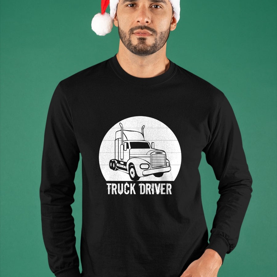 Best Truck Driver Life Shirt, Funny Trucker UnisexT-Shirt/Hoodie/Sweatshirt HLT00 - Truck Driver T-Shirt (4)