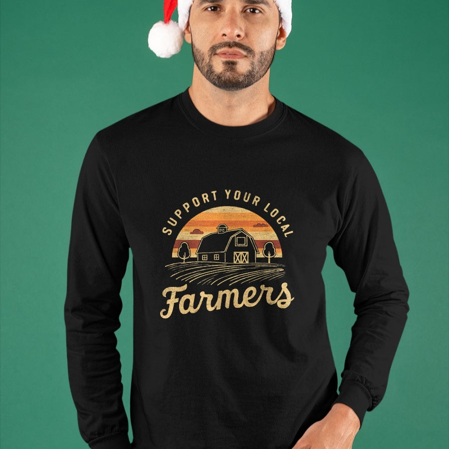 Best Farmer Life Shirt, Funny Farmer UnisexT-Shirt/Hoodie/Sweatshirt HLT00 - Farm Boys Shirts Support Your Local Farmers Farming Lover T-Shirt