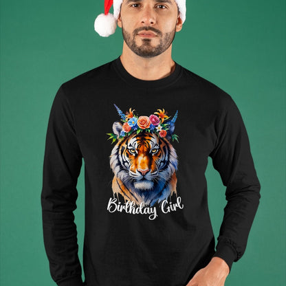 Cat Love Shirt, Funny Cat Lover Gift UnisexT-Shirt/Hoodie/Sweatshirt HLT00 - Tiger Birthday Girl Cute Zoo Themed Party Outfit Safari 6-12 T-Shirt