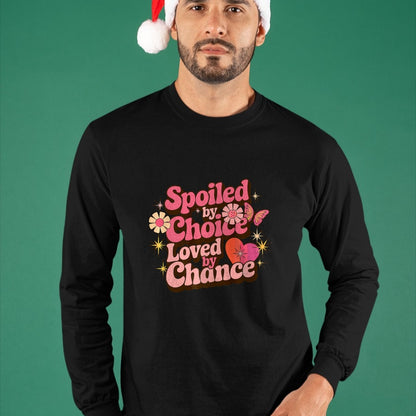Best Wife Shirt, Wife and Husband Unisex T-Shirt/Hoodie/Sweatshirt HLT00 - Gift for wife T shirt, spoiled wife   Spoiled By Choice Loved By Chance Spoiled Wife Premium T-Shirt (1)