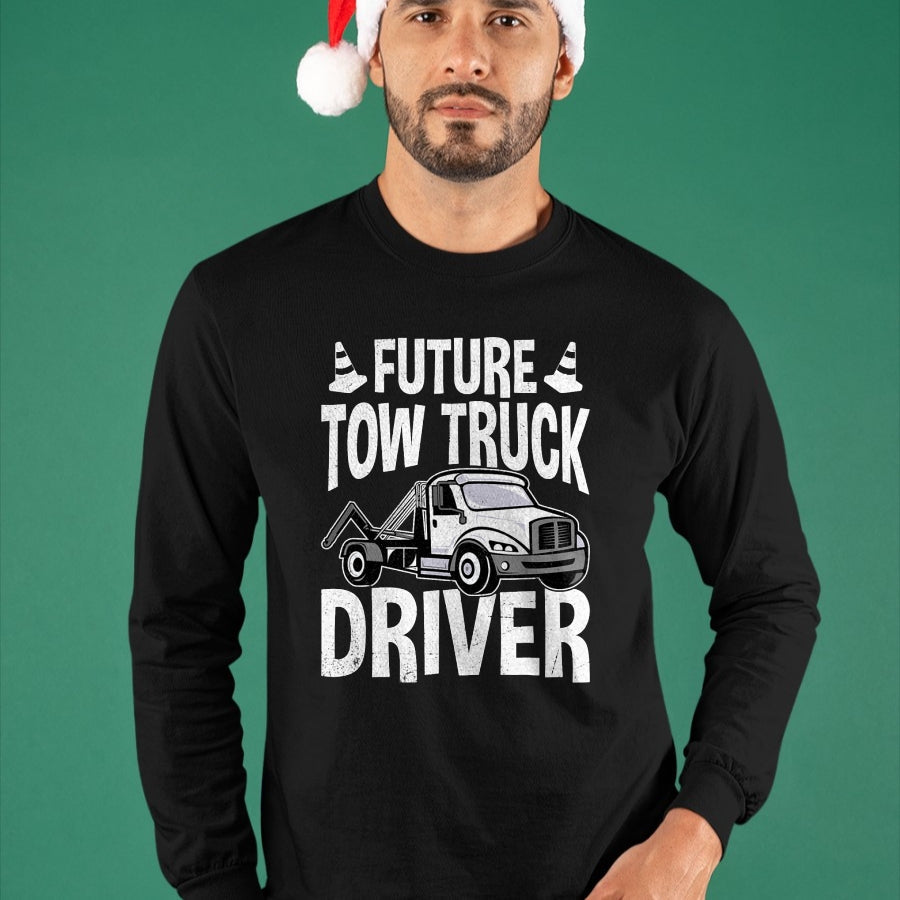 Best Truck Driver Life Shirt, Funny Trucker UnisexT-Shirt/Hoodie/Sweatshirt HLT00 - Tow Truck Driving Student - Future Tow Truck Driver Gifts T-Shirt