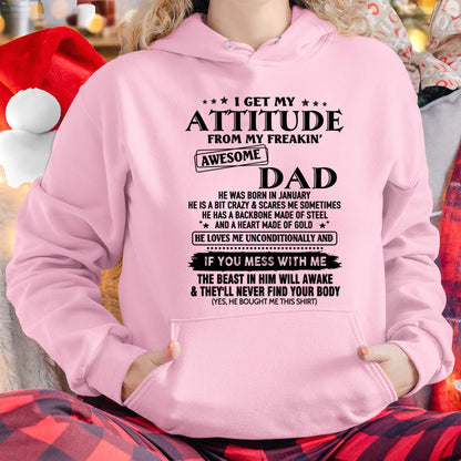 January - Gift For Son and Daughter From Dad - TLEE01 - (SKU-TDADC-01)