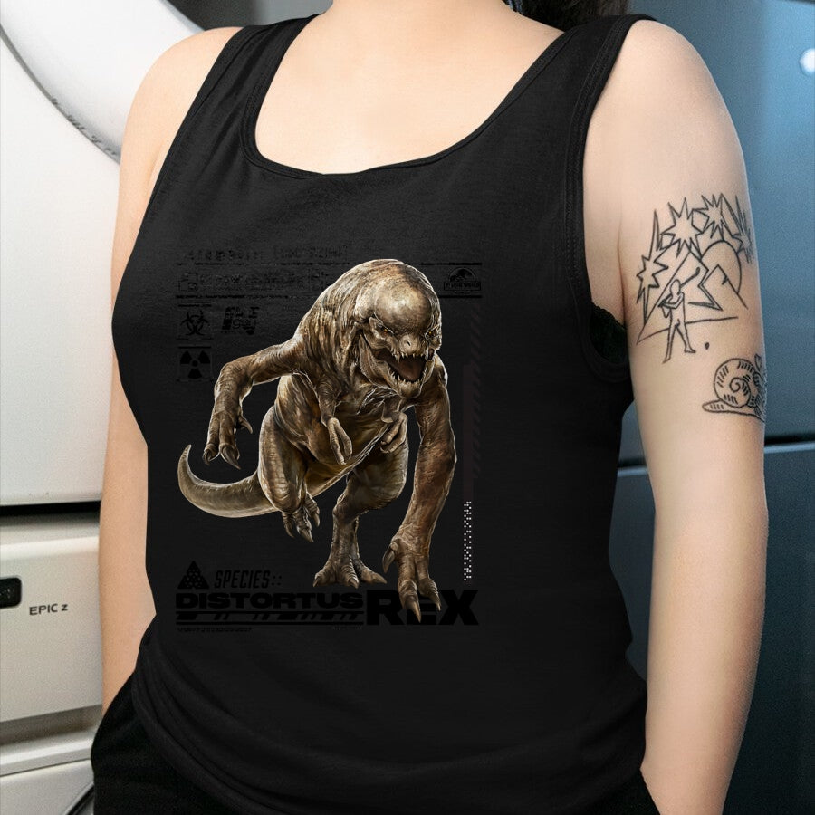 Best Dinosaur Lover Shirt, Funny Dinosaur UnisexT-Shirt/Hoodie/Sweatshirt HLT00 - Jurassic World Rebirth Distortus Rex Ingen Species File T-Shirt
