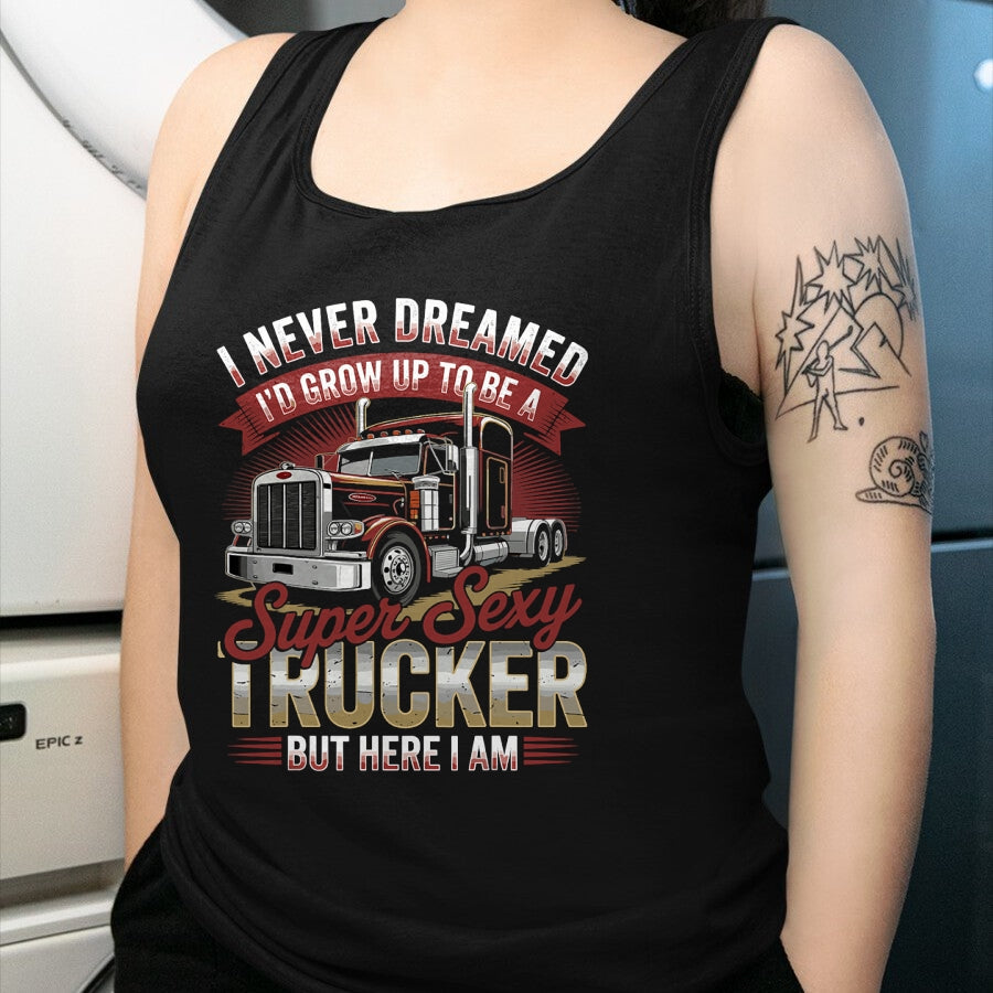Best Truck Driver Life Shirt, Funny Trucker UnisexT-Shirt/Hoodie/Sweatshirt HLT00 - Semi Truck Driver Trucking T-Shirt (1)