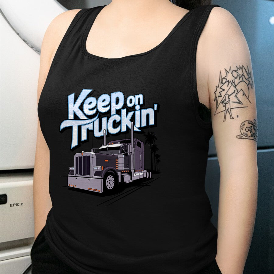 Best Truck Driver Life Shirt, Funny Trucker UnisexT-Shirt/Hoodie/Sweatshirt HLT00 - Truck Driver Art for Men Women Truck Driver Trucking Trucker T-Shirt (1)