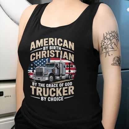 Best Truck Driver Life Shirt, Funny Trucker UnisexT-Shirt/Hoodie/Sweatshirt HLT00 - Driven Faith and Diesel Trucking Jesus Christian Trucker T-Shirt (1)