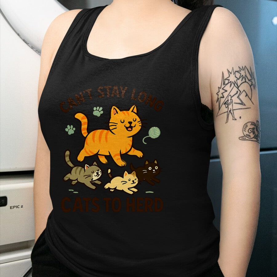 Cat Love Shirt, Funny Cat Lover Gift UnisexT-Shirt/Hoodie/Sweatshirt HLT00 - Funny Herding Cats Joke Cat Kitten T-Shirt