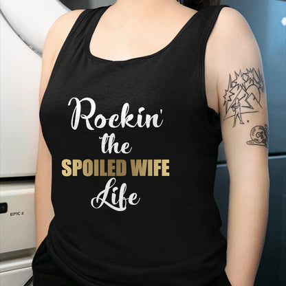 Best Wife Shirt, Wife and Husband Unisex T-Shirt/Hoodie/Sweatshirt HLT00 - Gift for wife T shirt, spoiled wife   Spoiled Wife Pullover Hoodie