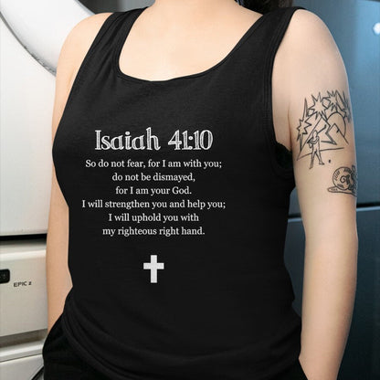 Christian Tee, Christian Faith Unisex T-Shirt/Hoodie/Sweatshirt HLT00 - Isaiah 4110 Bible Verse Scripture Christian T-Shirts T-Shirt