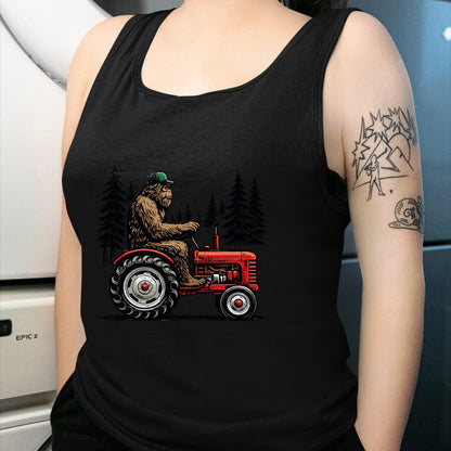 Best Farmer Life Shirt, Funny Farmer UnisexT-Shirt/Hoodie/Sweatshirt HLT00 - Bigfoot Tractor Farming Funny Farmer Sasquatch Lovers T-Shirt
