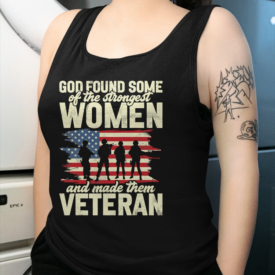 Proud Veteran Shirt, Funny Veteran UnisexT-Shirt/Hoodie/Sweatshirt HLT00 - Female Veteran Veteran_s Day Women Veteran Soldier Patriotic T-Shirt