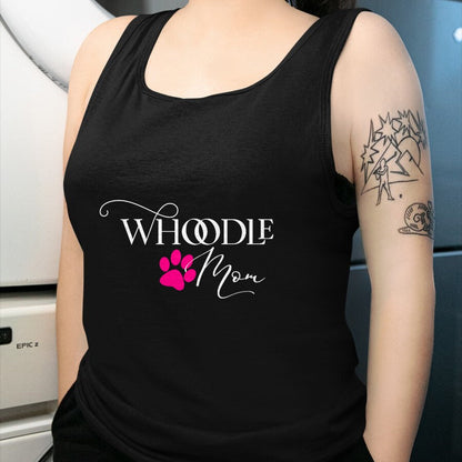 Dog Love Shirt, Dog Lover Gift T-Shirt/Hoodie/Sweatshirt HLT00 - Whoodle Mom Pink Dog Paw Gift T-Shirt