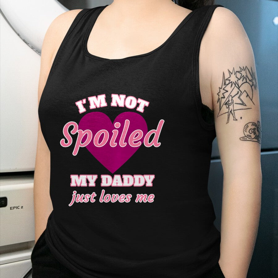 Best Wife Shirt, Wife and Husband Unisex T-Shirt/Hoodie/Sweatshirt HLT00 - Girls I'm Not Spoiled My Daddy Just Loves Me Funny Daughter Premium T-Shirt