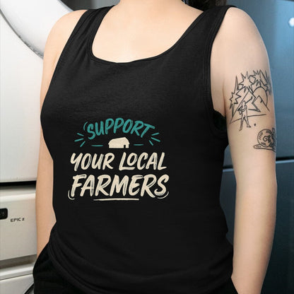 Best Farmer Life Shirt, Funny Farmer UnisexT-Shirt/Hoodie/Sweatshirt HLT00 - Support Your Local Farmers Farm Fresh Farmer Market Gift T-Shirt