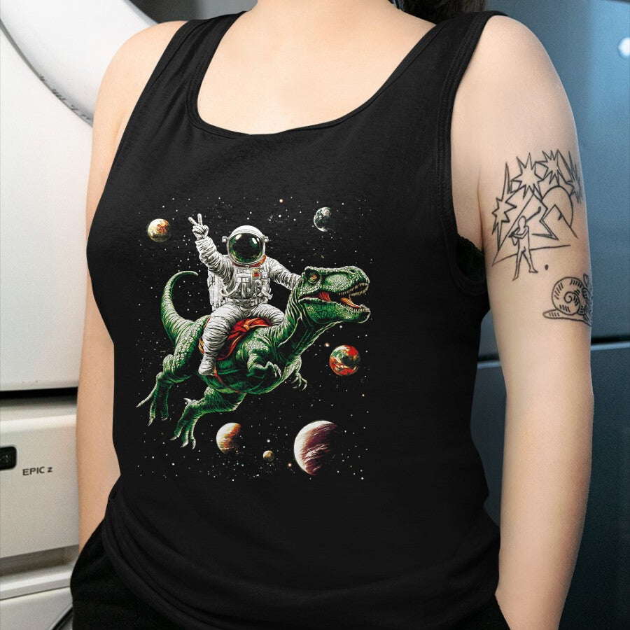 Best Dinosaur Lover Shirt, Funny Dinosaur UnisexT-Shirt/Hoodie/Sweatshirt HLT00 - Astronaut Dinosaur T Rex Outer Space Science Galaxy Universe T-Shirt