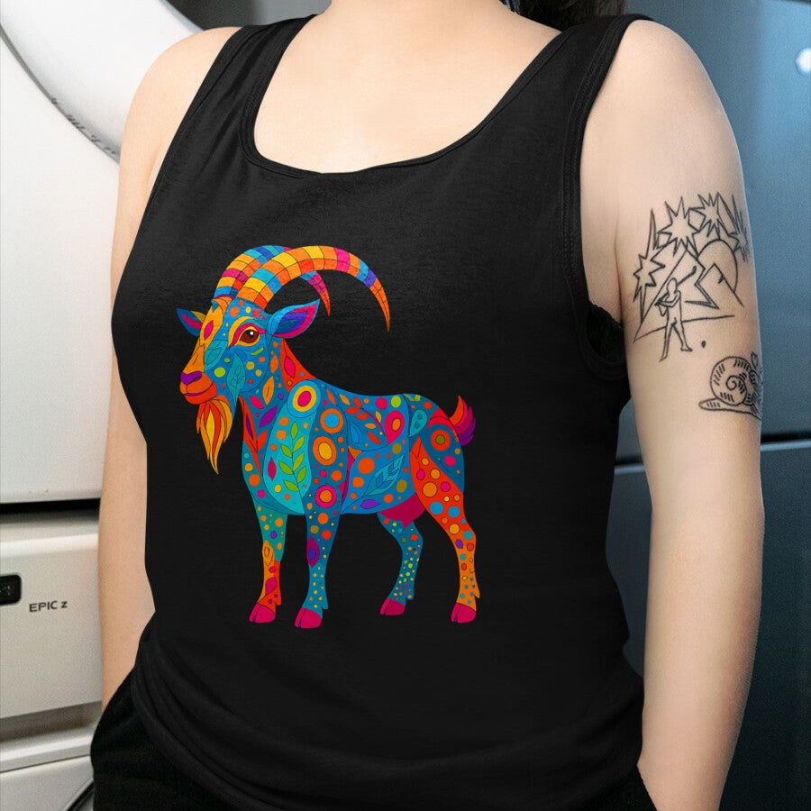 Best Farmer Life Shirt, Funny Farmer UnisexT-Shirt/Hoodie/Sweatshirt HLT00 - Psychedelic Goat T-Shirt