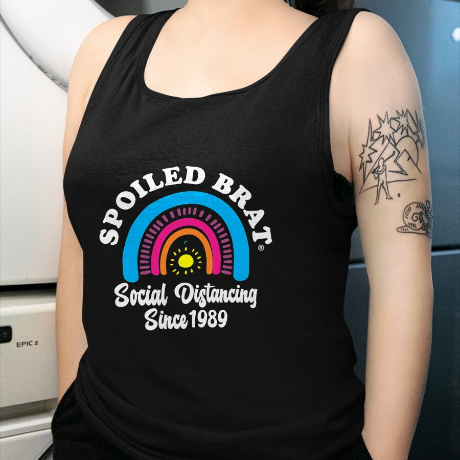 Best Wife Shirt, Wife and Husband Unisex T-Shirt/Hoodie/Sweatshirt HLT00 - Spoiled Brat Social Distancing since 1989 T-Shirt