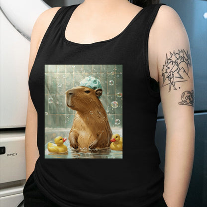 Cute Capybara Shirt, Funny Capybara Unisex T-Shirt/Hoodie/Sweatshirt HLT00 - Funny Graphic Capybara Long Sleeve T-Shirt (22)