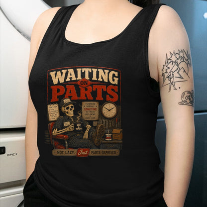 Best Mechanic Life Shirt, Funny Mechanic UnisexT-Shirt/Hoodie/Sweatshirt HLT00 - Waiting on Parts for Car Mechanic Men Auto Technician Dad T-Shirt