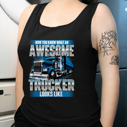 Best Truck Driver Life Shirt, Funny Trucker UnisexT-Shirt/Hoodie/Sweatshirt HLT00 - Awesome Trucker - Semi Truck Driver Trucking Big Rig Trucker T-Shirt