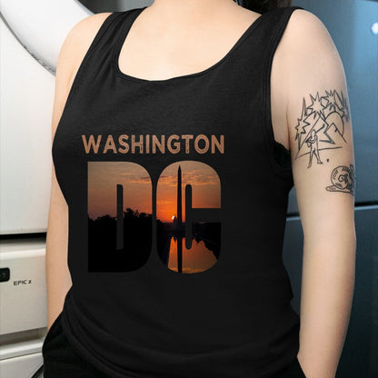Gift for Dad Shirt, Funny Dad Unisex T-Shirt/Hoodie/Sweatshirt HLT00 – Washington DC Monument Skyline Art Vacation Souvenir Gift T-Shirt