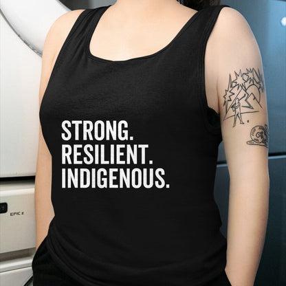 Native American T-Shirts, Vintage Native American Unisex T-Shirt/Hoodie/Sweatshirt HLT00 - Strong - Strong Resilient Indigenous Peoples_ Native Americans_ Day