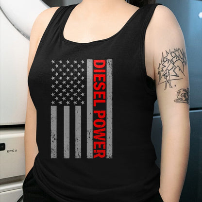 Best Mechanic Life Shirt, Funny Mechanic UnisexT-Shirt/Hoodie/Sweatshirt HLT00 - Diesel Power USA Flag Truck Turbo Brothers Mechanic T-Shirt
