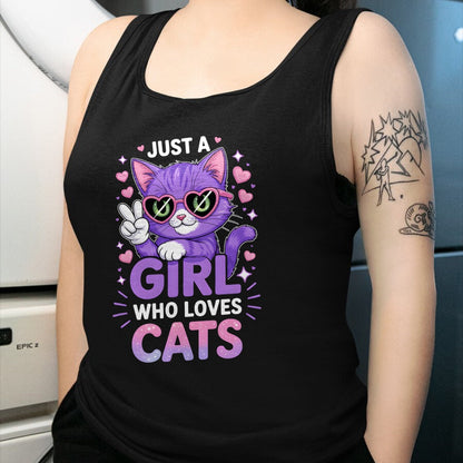 Cat Love Shirt, Funny Cat Lover Gift UnisexT-Shirt/Hoodie/Sweatshirt HLT00 - Girls Cat T-Shirt