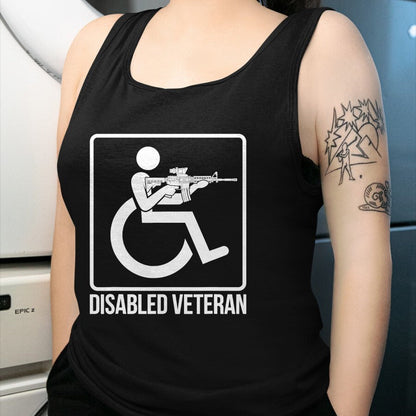 Proud Veteran Shirt, Funny Veteran UnisexT-Shirt/Hoodie/Sweatshirt HLT00 - Disabled Veteran US Military Handicap Vet Combat Veteran T-Shirt