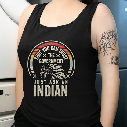 Native American T-Shirts, Vintage Native American Unisex T-Shirt/Hoodie/Sweatshirt HLT00 - Retro Vintage Native American Trust Government