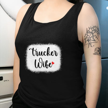 Best Truck Driver Life Shirt, Funny Trucker UnisexT-Shirt/Hoodie/Sweatshirt HLT00 - Truck Driver Wife Mom Women's Gift Funny Trucker Wife T-Shirt