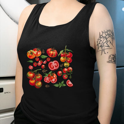 Best Farmer Life Shirt, Funny Farmer UnisexT-Shirt/Hoodie/Sweatshirt HLT00 - Tomato Season Vegetable Gardener Tomatoes Watercolor Summer T-Shirt