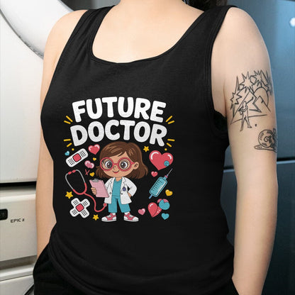 Best Doctor Shirt, Funny Doctor UnisexT-Shirt/Hoodie/Sweatshirt HLT00 - Future Doctor - Future Doctor Cute Girl Medical Career Gifts for Girls Kids T-Shirt