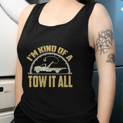 Best Truck Driver Life Shirt, Funny Trucker UnisexT-Shirt/Hoodie/Sweatshirt HLT00 - Tow Truck Driver Shirt Towing Quote Funny Tow Truck Gift T-Shirt