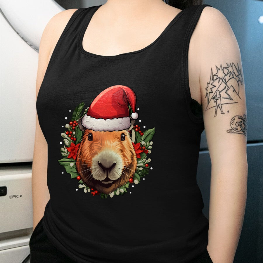 Cute Capybara Shirt, Funny Capybara Unisex T-Shirt/Hoodie/Sweatshirt HLT00 - Funny Christmas Capybara Long Sleeve T-Shirt